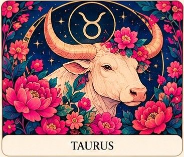 Taurus zodiac sign illustration